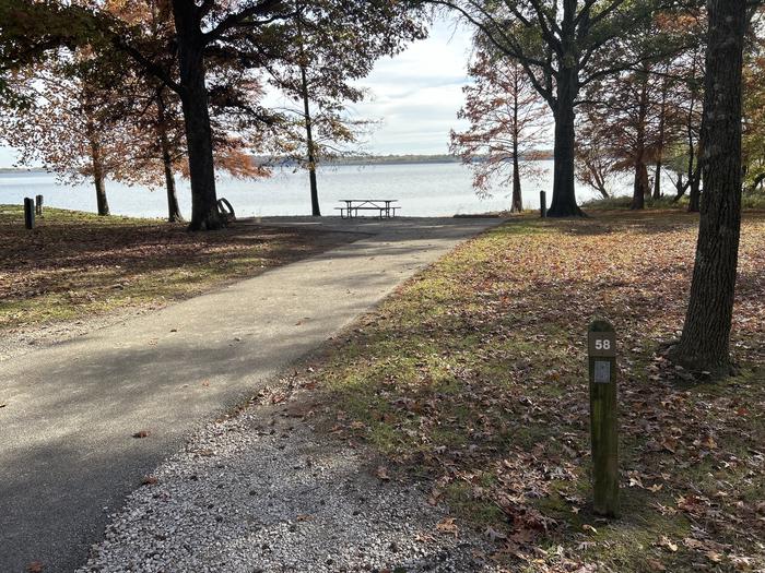 A photo of Site 058 of Loop DAM WEST at Dam West Campground
