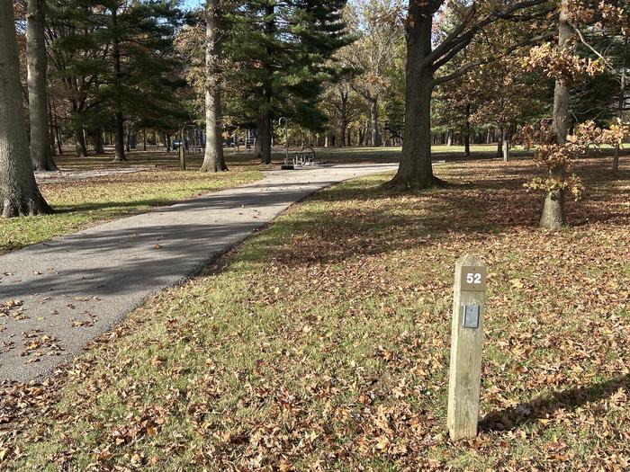 A photo of Site 052 of Loop DAM WEST at Dam West Campground
