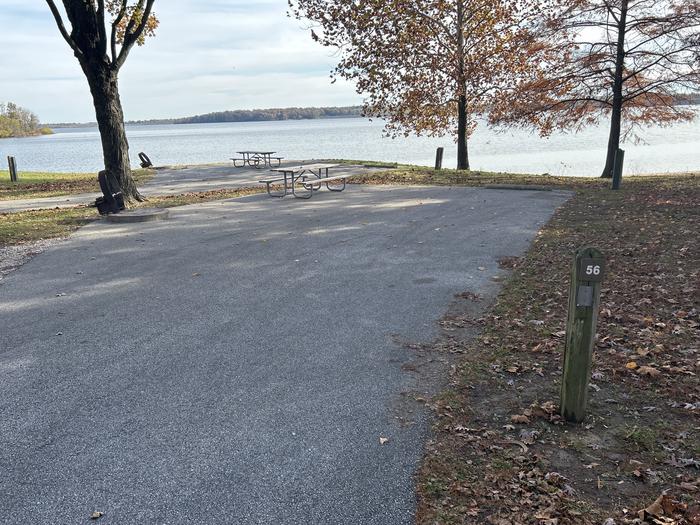 A photo of Site 056 of Loop DAM WEST at Dam West Campground
