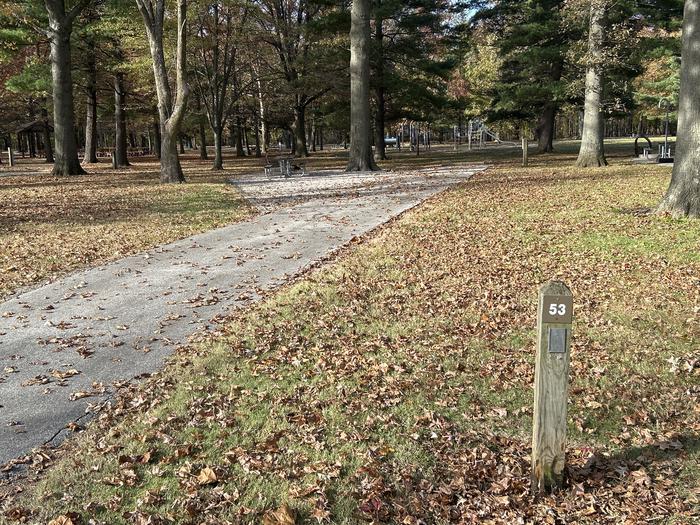 A photo of Site 053 of Loop DAM WEST at Dam West Campground
