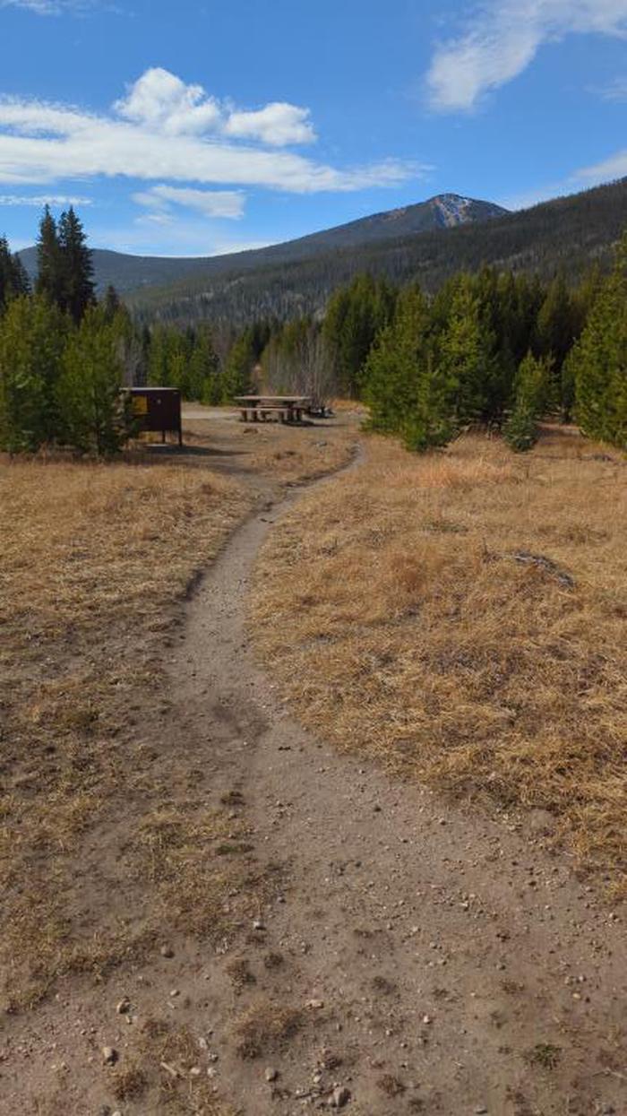 D88A photo of Site 88 of Loop D at Rocky Mountain National Park Timber Creek Campground