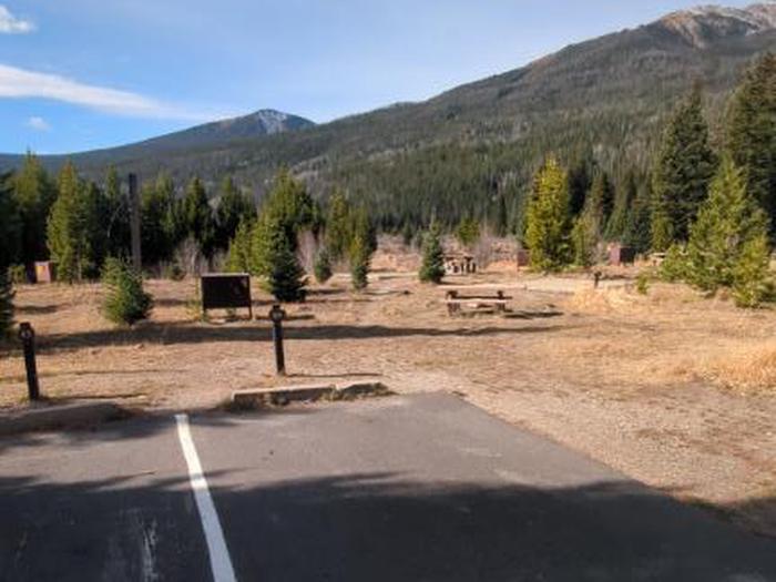 A photo of Site 84 of Loop D at Rocky Mountain National Park Timber Creek Campground