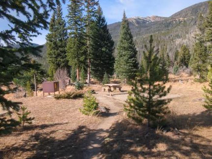 A photo of Site 80 of Loop D at Rocky Mountain National Park Timber Creek Campground