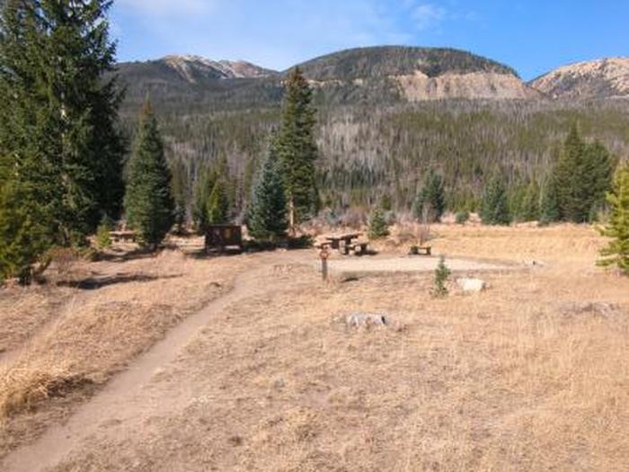 A photo of Site 79 of Loop D at Rocky Mountain National Park Timber Creek Campground