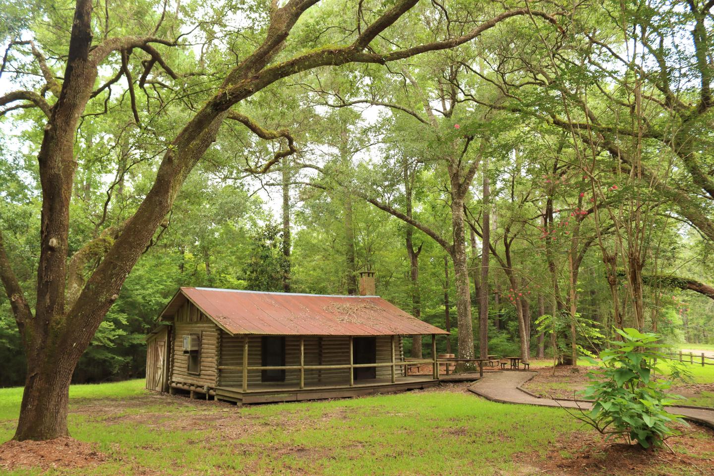 Staley CabinHistoric Staley Cabin sits at the start of the Kirby Nature Trail.