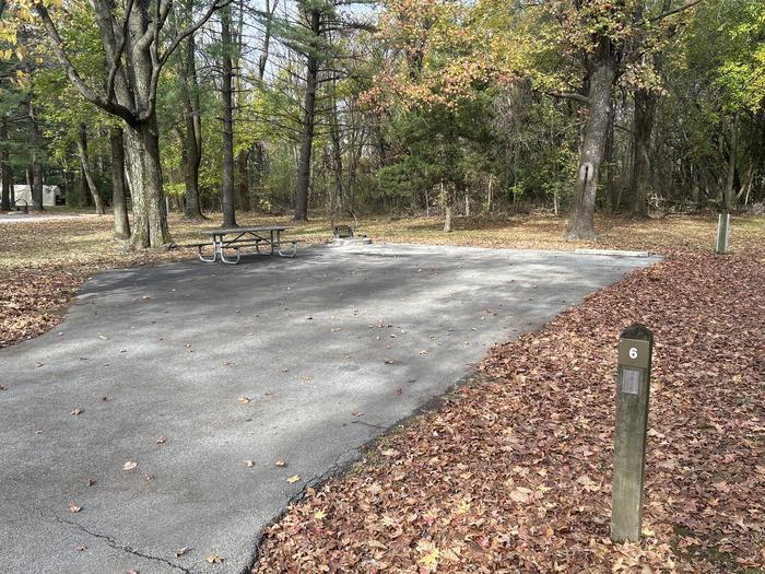 A photo of Site 006 of Loop DAM WEST at Dam West Campground