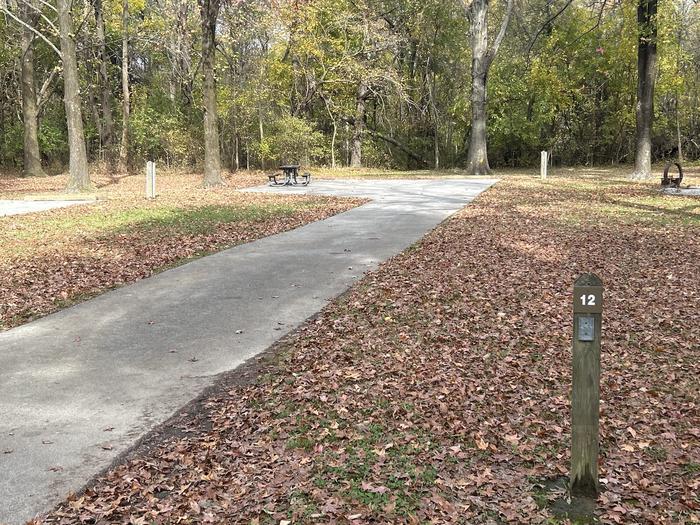 A photo of Site 012 of Loop DAM WEST at Dam West Campground