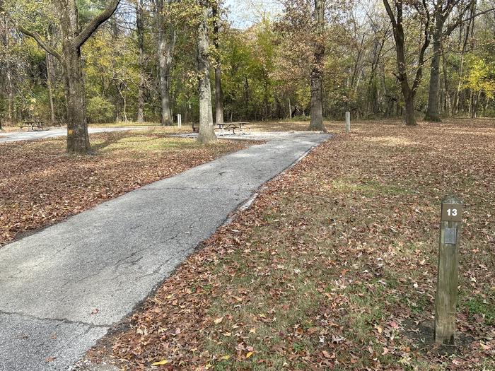 A photo of Site 013 of Loop DAM WEST at Dam West Campground