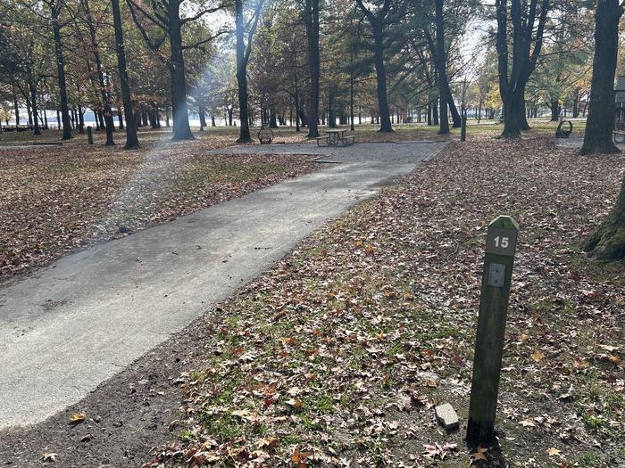 A photo of Site 015 of Loop DAM WEST at Dam West Campground