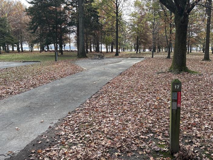 A photo of Site 017 of Loop DAM WEST at Dam West Campground