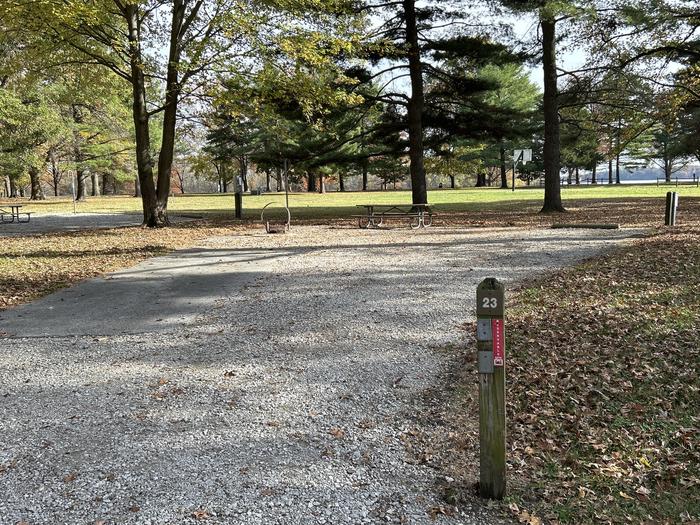 A photo of Site 023 of Loop DAM WEST at Dam West Campground