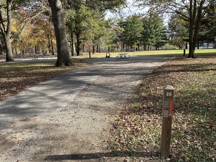 A photo of Site 025 of Loop DAM WEST at Dam West Campground