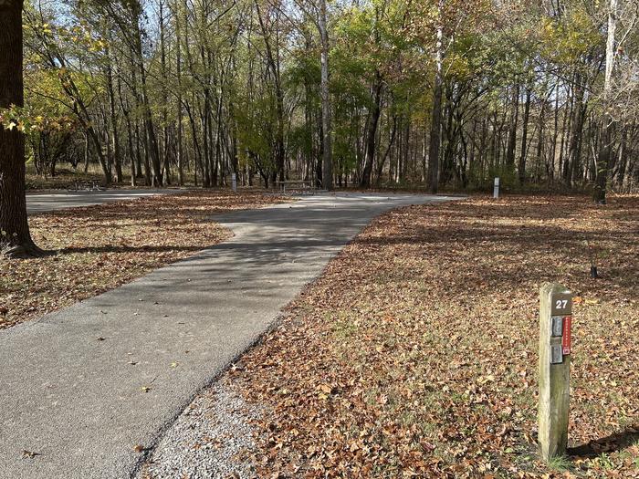 A photo of Site 027 of Loop DAM WEST at Dam West Campground