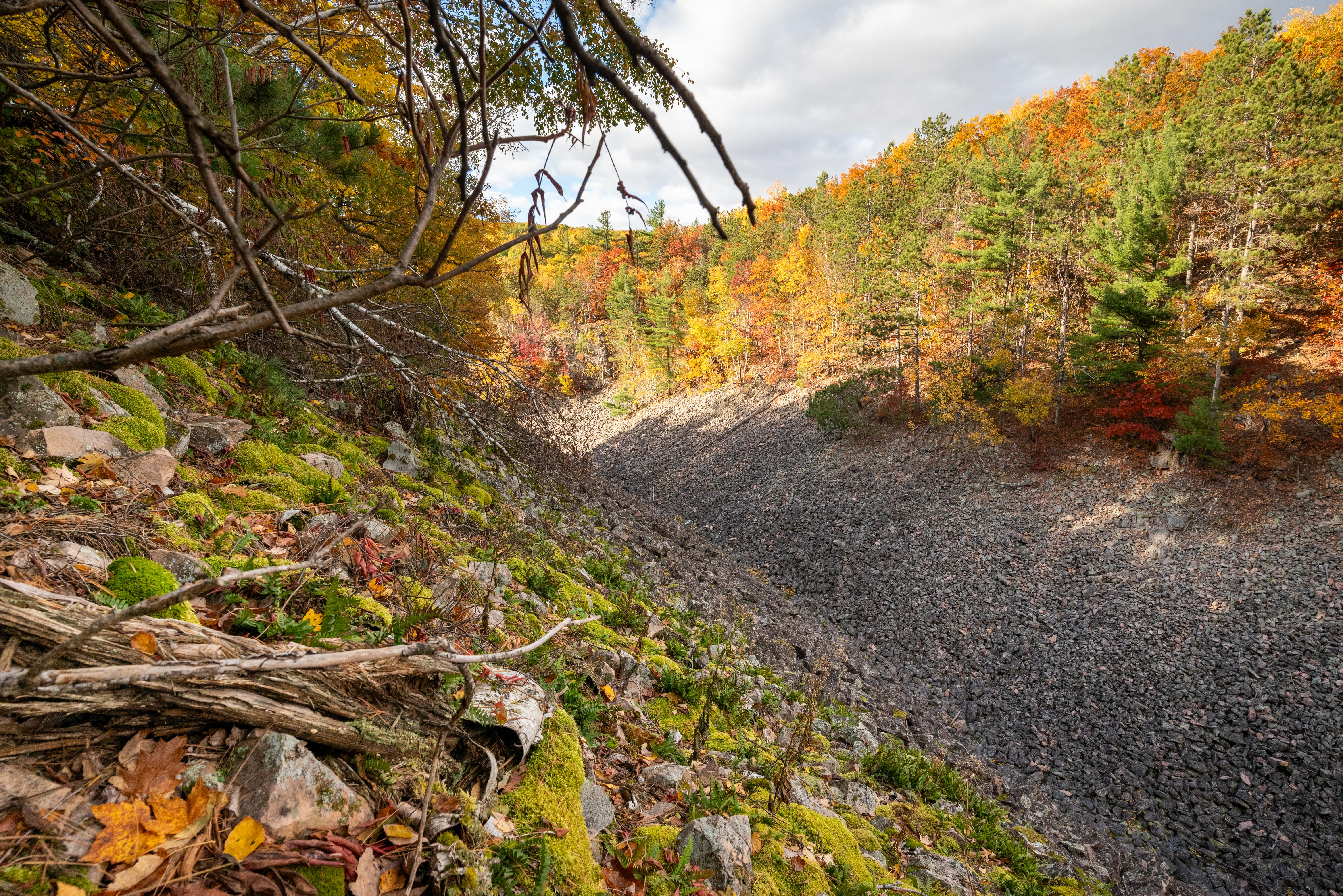 Felsenmeer in Ice Age National Scenic Trail Blue Hills Segment