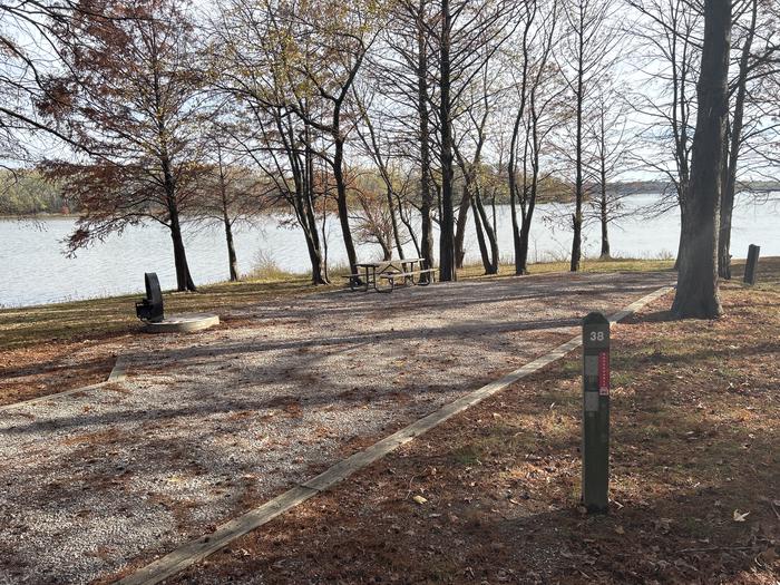 A photo of Site 038 of Loop DAM WEST at Dam West Campground