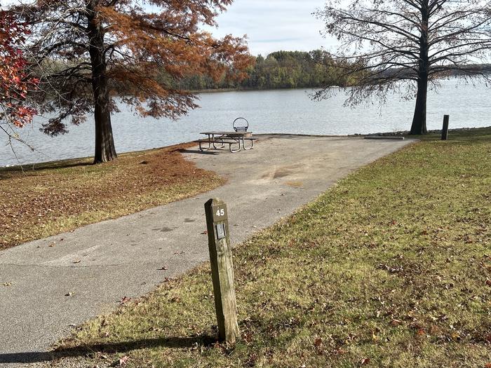 A photo of Site 045 of Loop DAM WEST at Dam West Campground