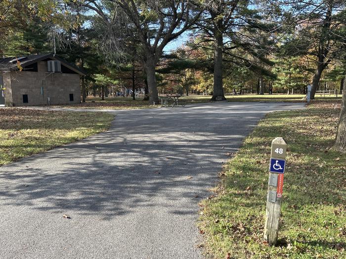 A photo of Site 048 of Loop DAM WEST at Dam West Campground