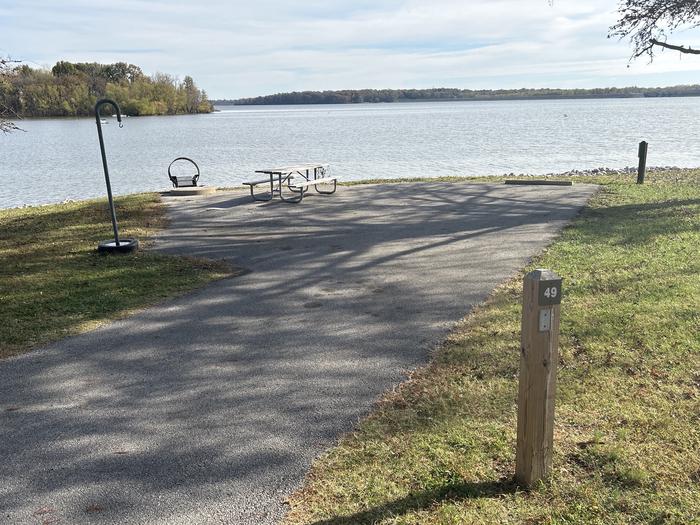 A photo of Site 049 of Loop DAM WEST at Dam West Campground