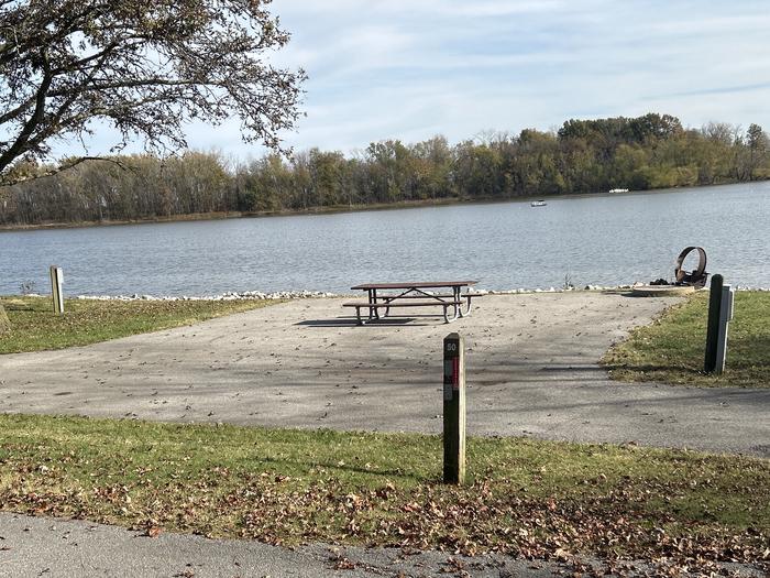 A photo of Site 050 of Loop DAM WEST at Dam West Campground