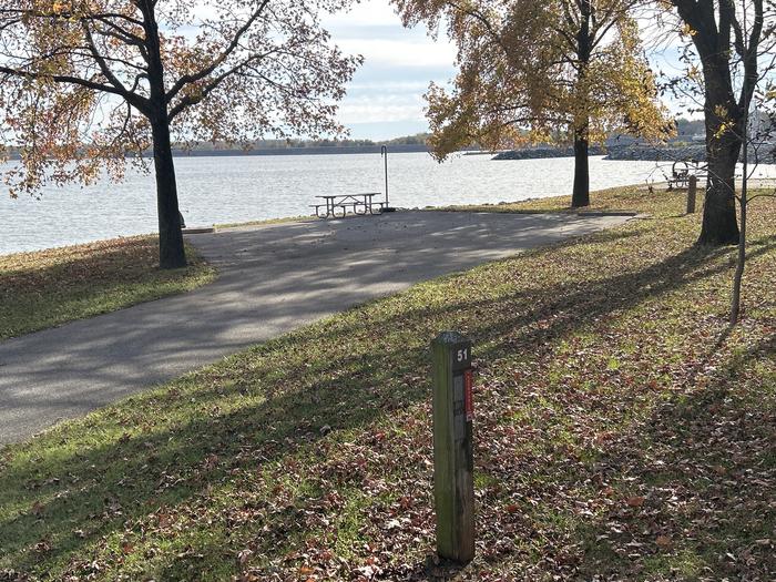 A photo of Site 051 of Loop DAM WEST at Dam West Campground