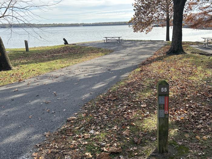 A photo of Site 055 of Loop DAM WEST at Dam West Campground