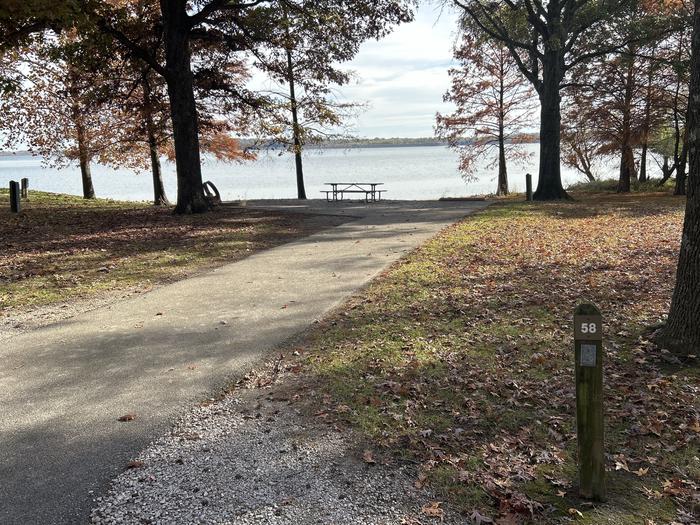 A photo of Site 058 of Loop DAM WEST at Dam West Campground