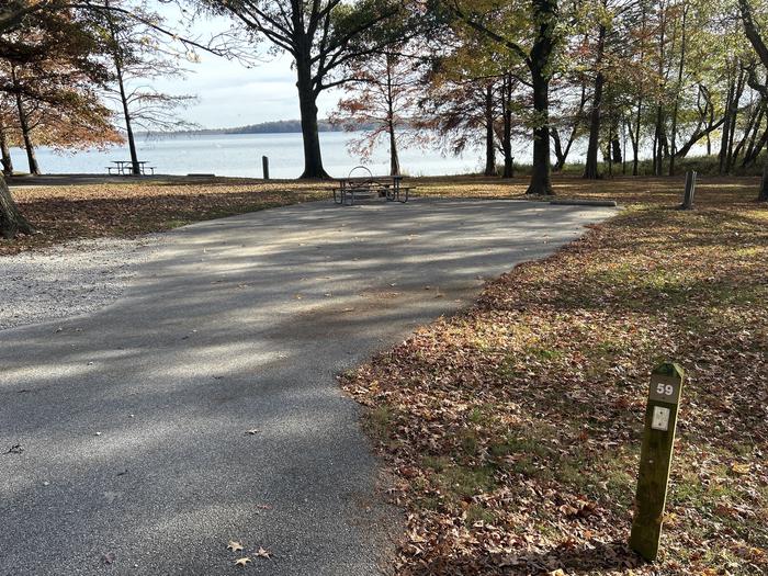 A photo of Site 059 of Loop DAM WEST at Dam West Campground