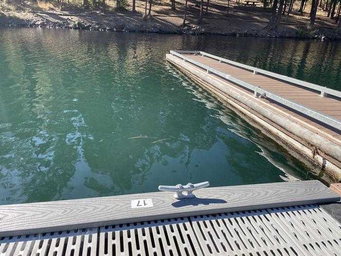 A photo of Site Boat Slip 17 of Loop Docks at PERRY SOUTH CAMPGROUND slip 17