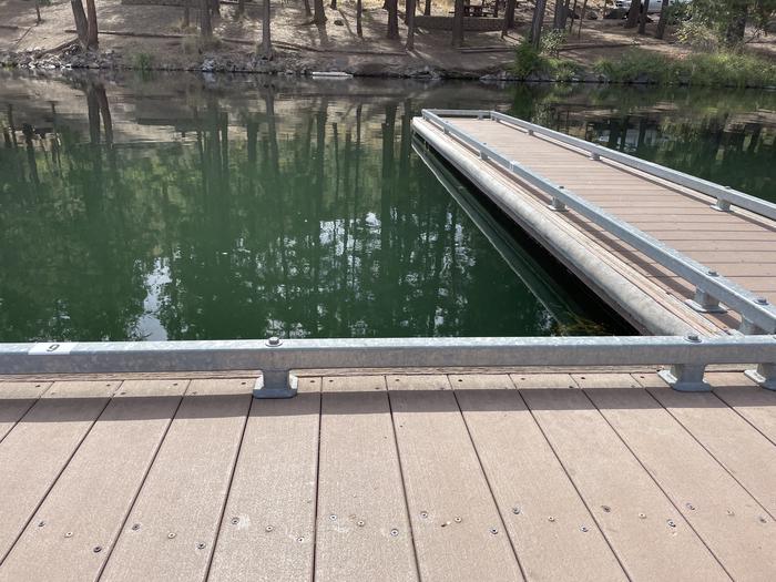 A photo of Site Boat Slip 09 of Loop Docks at PERRY SOUTH CAMPGROUND slip 9