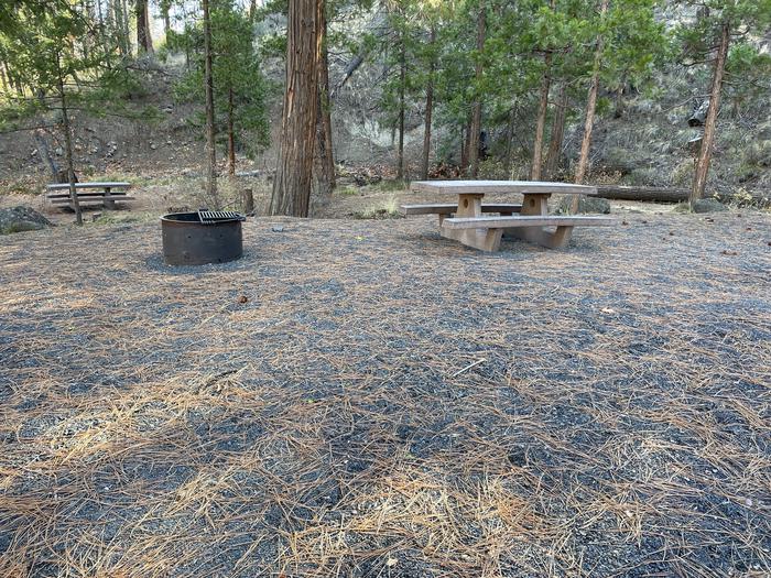 A photo of Site 058 of Loop UPPE at PERRY SOUTH CAMPGROUND with Picnic Table