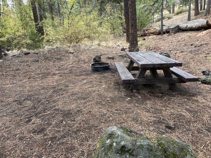 A photo of Site 026 of Loop LOWE at PERRY SOUTH CAMPGROUND with Fire Pit