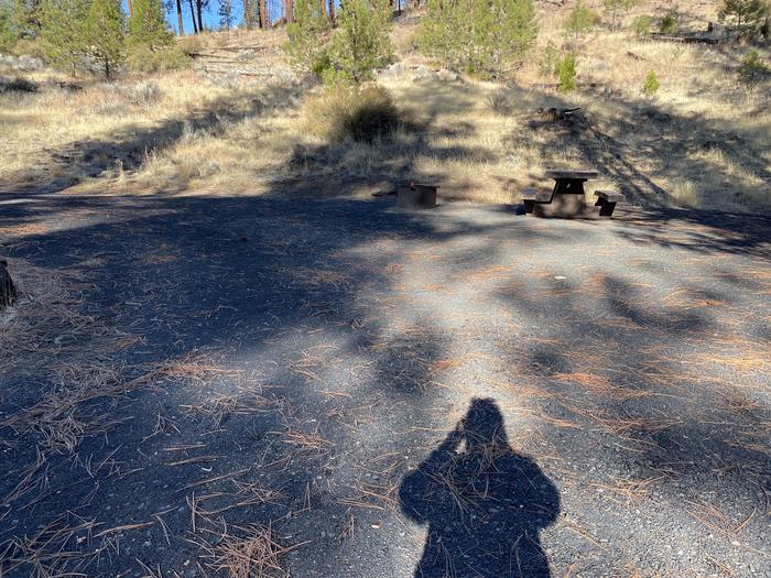 A photo of Site 045 of Loop UPPE at PERRY SOUTH CAMPGROUND parking pad