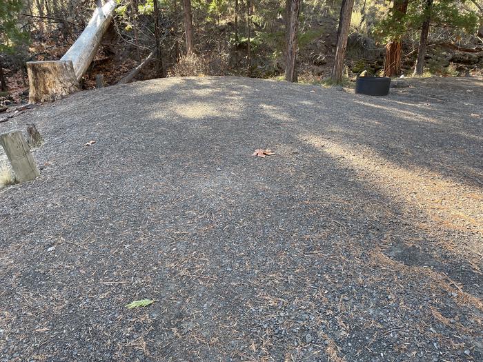 A photo of Site 060 of Loop UPPE at PERRY SOUTH CAMPGROUND parking pad