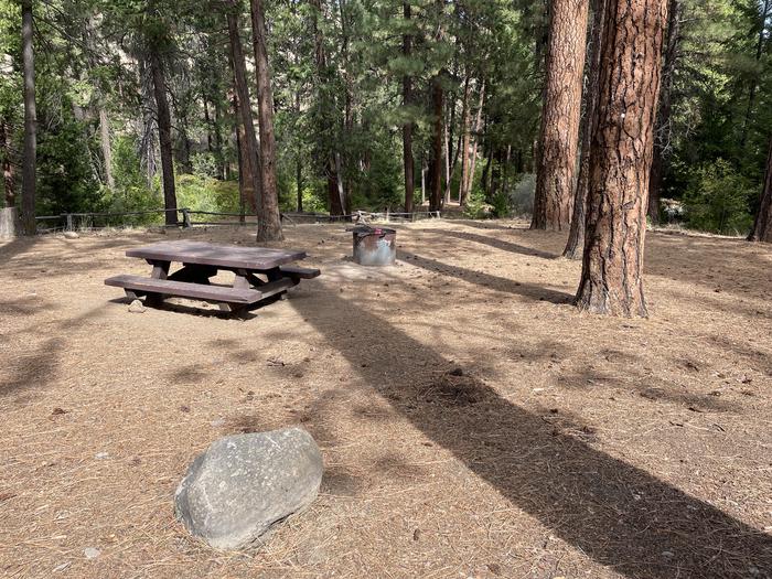 A photo of Site 019 of Loop LOWE at PERRY SOUTH CAMPGROUND with Picnic Table