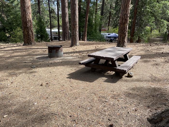 A photo of Site 019 of Loop LOWE at PERRY SOUTH CAMPGROUND with Fire Pit