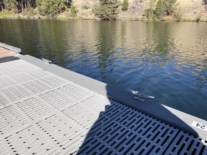 A photo of Site Boat Slip 24 of Loop Docks at PERRY SOUTH CAMPGROUND slip 24