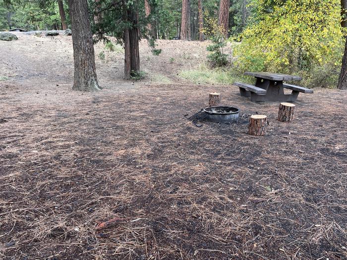 A photo of Site 018 of Loop LOWE at PERRY SOUTH CAMPGROUND with Shade