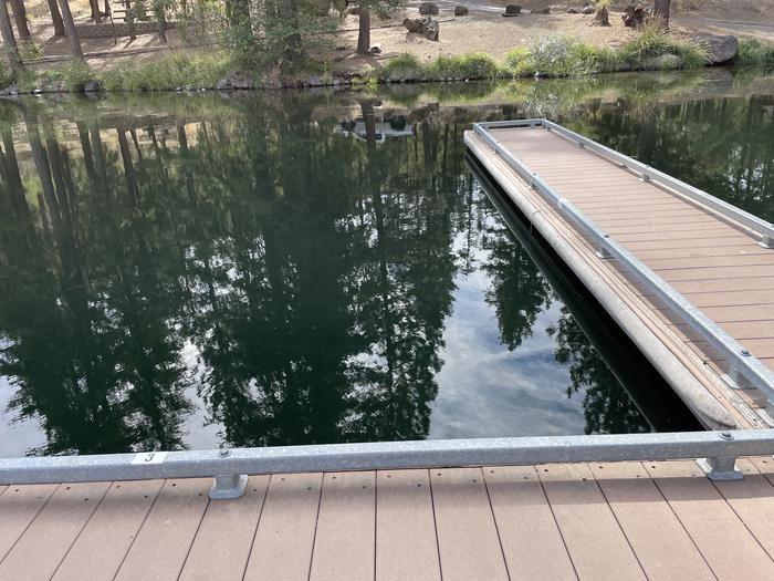 A photo of Site Boat Slip 03 of Loop Docks at PERRY SOUTH CAMPGROUND slip 3