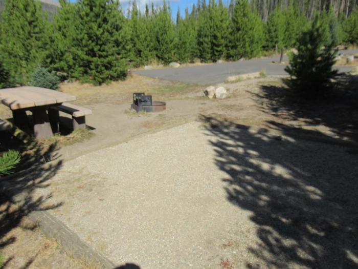 A photo of Site 37 of Loop B at Rocky Mountain National Park Timber Creek Campground