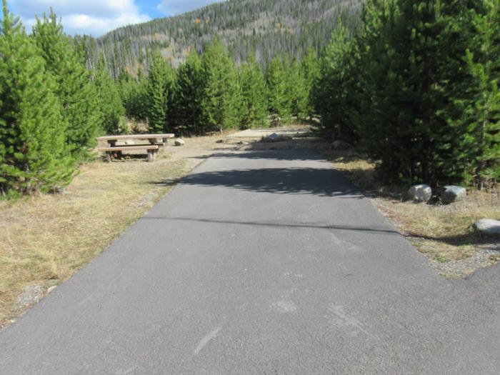 B38A photo of Site 38 of Loop B at Rocky Mountain National Park Timber Creek Campground