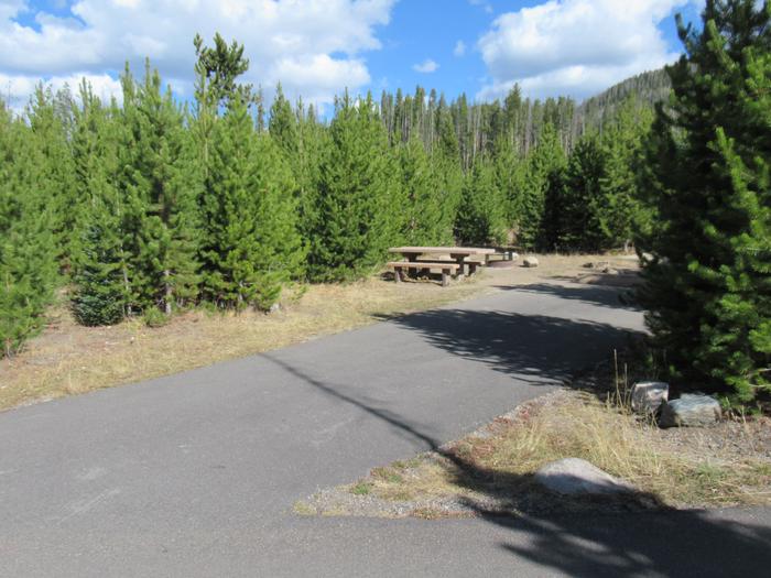 38BA photo of Site 38 of Loop B at Rocky Mountain National Park Timber Creek Campground