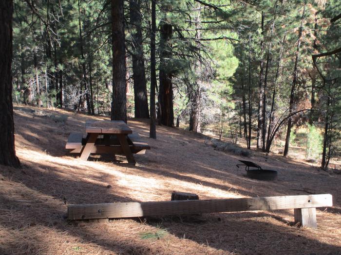 A photo of Site 056 of Loop LOO1 at GRASSHOPPER FLAT with Picnic Table, Fire Pit, Shade