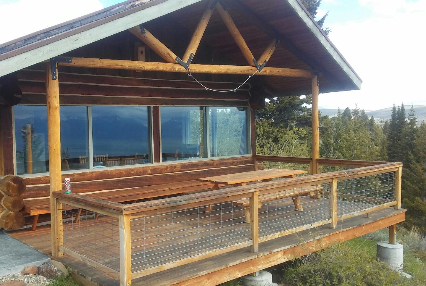 Axolotl Cabin Front Porch