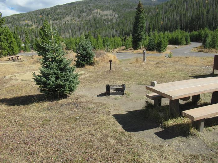 B51A photo of Site 51 of Loop B at Rocky Mountain National Park Timber Creek Campground