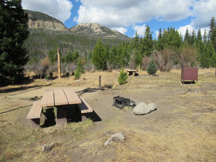 52A photo of Site 52 of Loop B at Rocky Mountain National Park Timber Creek Campground