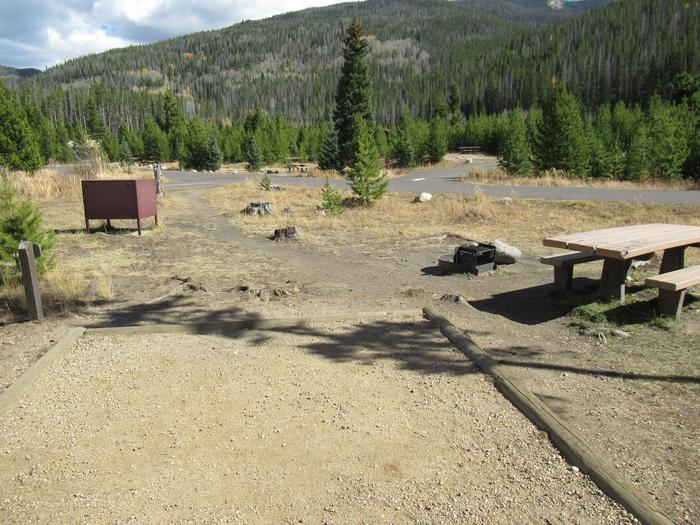 52BA photo of Site 52 of Loop B at Rocky Mountain National Park Timber Creek Campground