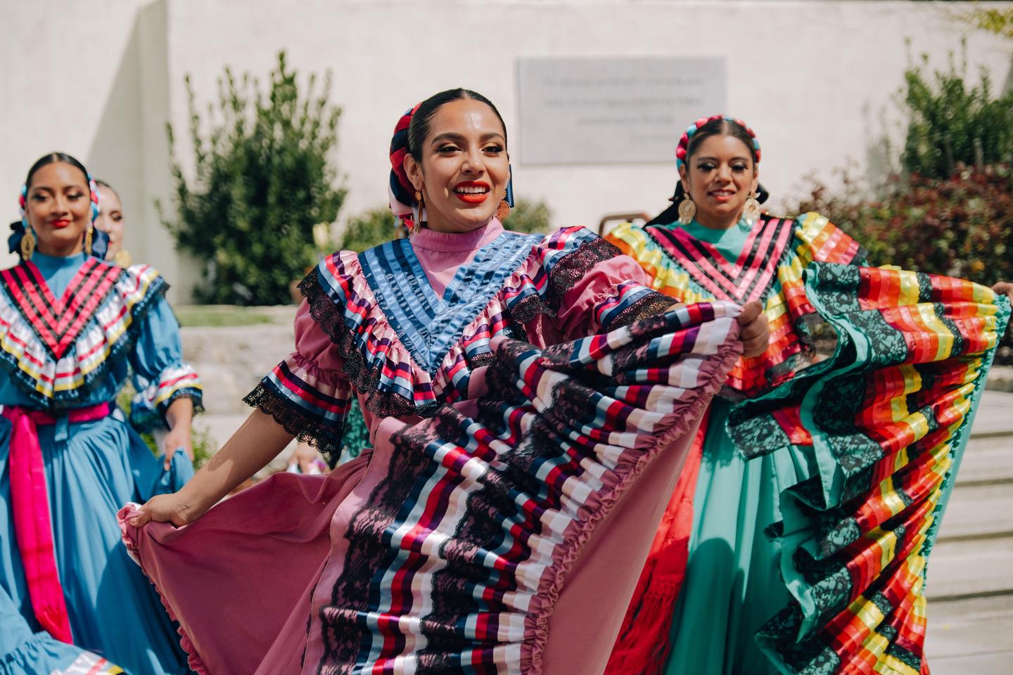 Cesar Chavez Birthday Folklorico DancingFolklorico dancers perform in celebration of Cesar Chavez's birthday at the monument.