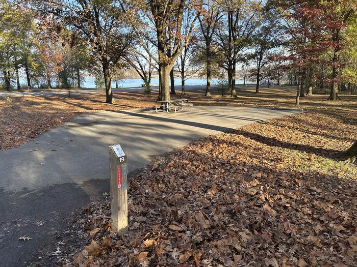 A photo of Site 19 of Loop SOUTH LOOP at Dam East - McNair Campground
