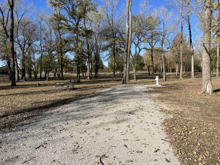 A photo of Site 19 of Loop Appalachia Bay at Appalachia Bay Recreation Area with Boat Ramp, Picnic Table, Electricity Hookup, Fire Pit, Shade, Water Hookup