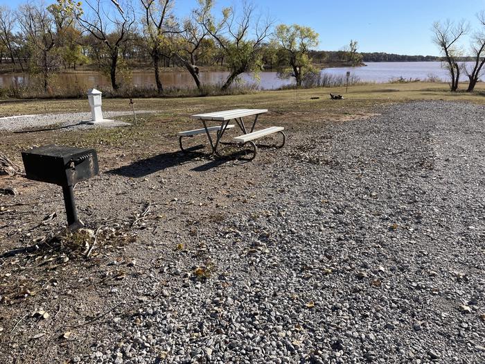 A photo of Site 24 of Loop Appalachia Bay at Appalachia Bay Recreation Area with Boat Ramp, Picnic Table, Electricity Hookup, Water Hookup